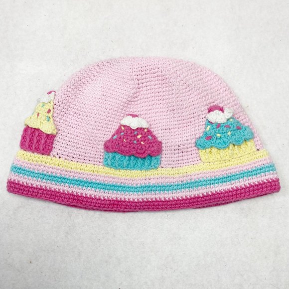 DayLee Design Hand Crochet Cupcake Beanie 1-2yr - Picture 11 of 13
